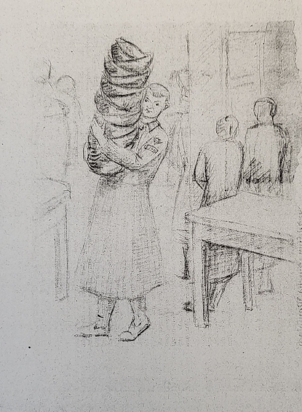 Une image contenant dessin, croquis, Dessin au trait, art Le contenu généré par l’IA peut être incorrect.